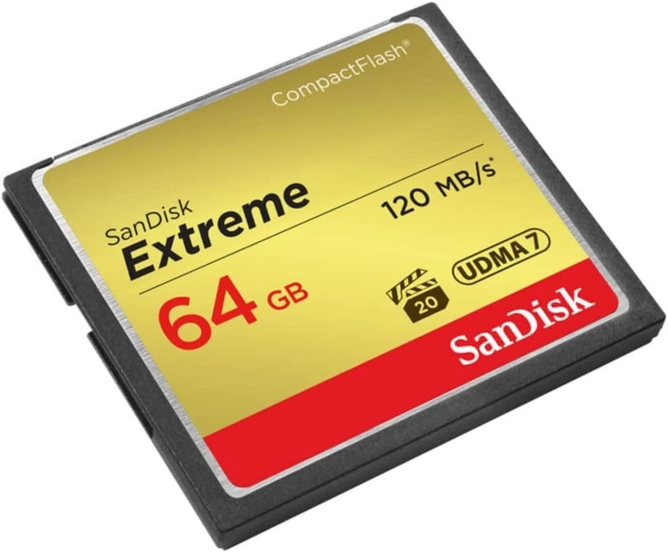 SanDisk Extreme 64 GB 120 MB/s CompactFlash Memory Card -Gold/Red - Image 4 of 4