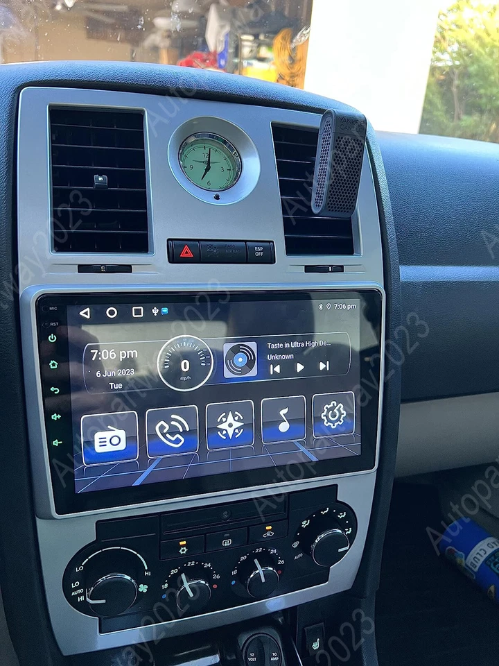 Para Chrysler 300C 2004-2007 Android 15 Carplay Coche GPS Navegación Radio Estéreo WIFI FM Foto 3 de 4