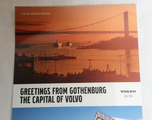 Vintage GOTHENBURG VOLVO HQ Postcard - Picture 2 of 7