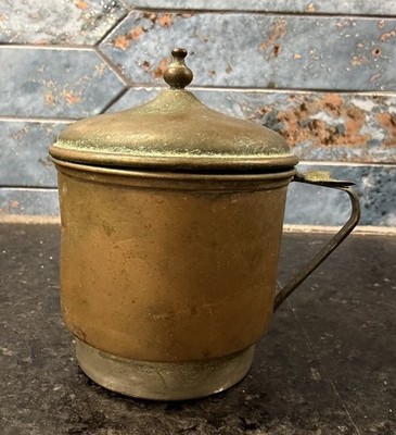 Antique French Copper Coffee Percolator L Abeille Bee Handle Art Nouveau Pot
