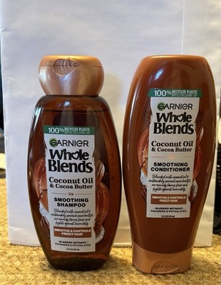 Garnier Whole Blends Shampoo & Conditioner With Coconut Oil And Cocoa Butter 