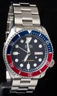 Seiko SKX009 Pepsi Diver Navy Dial Men's Automatic 7S26A Vintage Watch-- Working