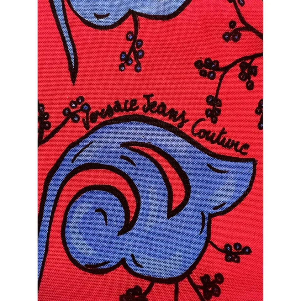 Versace Couture Midi Lengh Skirt Twig Print Size 10 Print - Image 3 of 4