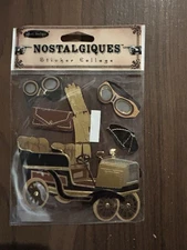 3 Packs Vintage Unopened Jolee’s Boutique Sticker Collage Nostalgiques Travel