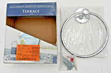 GATCO 5252 TERRACE TOWEL RING IN CHROME FINE BATHWARE