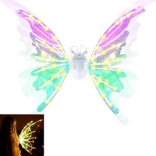 Electric Fairy Butterfly Wings for Kids Girls Adults, Light Up Colorful-2