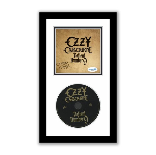 Ozzy Osbourne Autographed Signed Framed CD Patient Number 9 ACOA