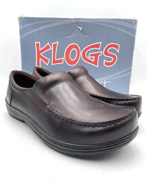 KLOGS KNIGHT Men's NEW Slip-on Loafers Mahogany Smooth Us Size 10.5