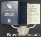 2012 US Uncirculated American Silver Eagle - 1 oz .999 Fine Silver OGP #1
