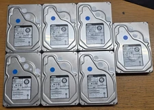 *LOT OF 7* HGST 4TB 7.2K RPM 3.5" 6Gb/s SATA Hard Disk Drive
