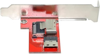 NFHK PCI-Express 4.0 Slimline SAS SFF-8654 auf Mini SAS SFF-8087 PCBA Buchse