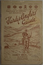 HARDY'S ANGLERS GUIDE 1937 Additions & Alterations Supplement. Hardy-Jock Scott