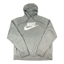 Nike Women s Hoodie Sweatshirt Pullover Gray Size Large