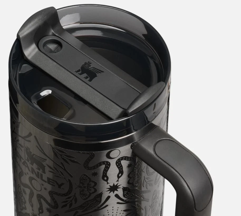 STANLEY Halloween Quencher H2.0 Flowstate 40oz Tumbler Deadly Damask New IN HAND - Image 2 of 3