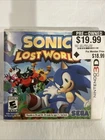 Sonic Lost World (Nintendo 3DS, 2013) Complete CIB Tested