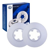 2X Hella Bremsscheiben 276Mm Vorne Passend FüR Ford Transit 50349PRO