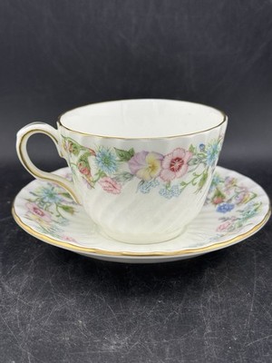 AYNSLEY WILD TUDOR CUP & SAUCER SET OF 6 RARE HTF