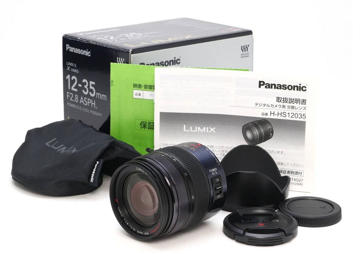 Panasonic LUMIX G X Vario 12-35mm Focal f/2.8 Camera Lenses for