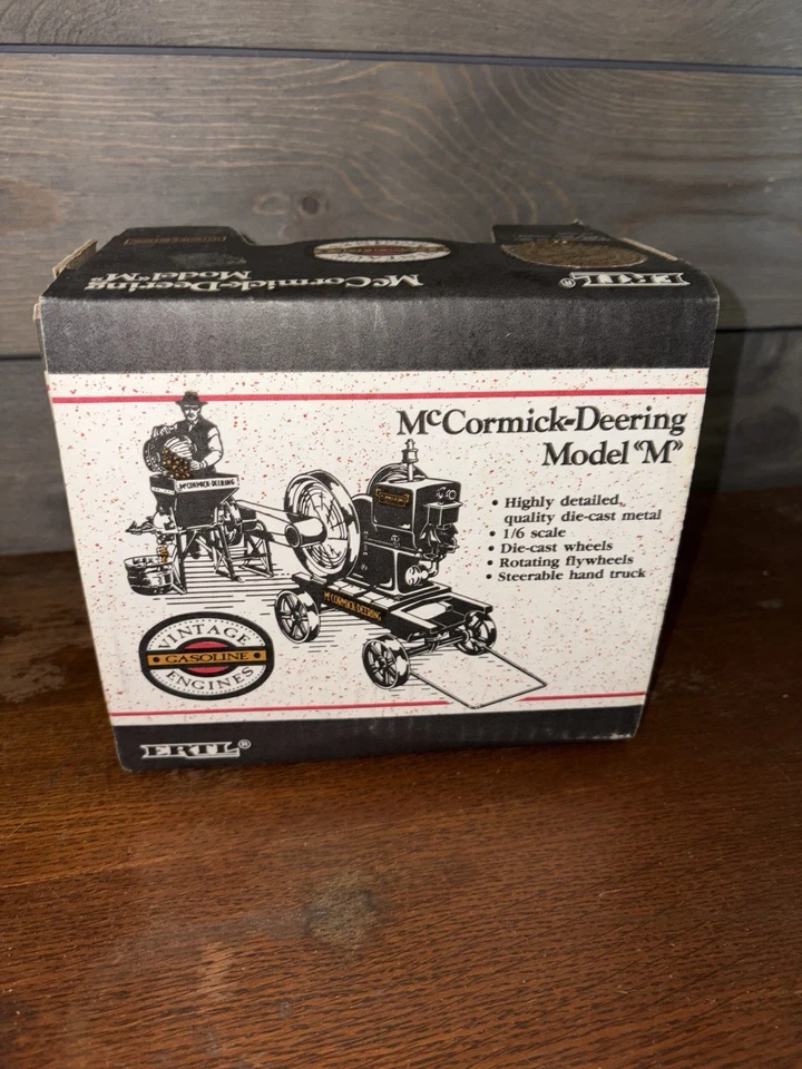 ERTL 1/6 MCCORMICK-DEERING MODEL M DIECAST WITH BOX QUALITY FARM & FLEET 1991 - Image 3 of 3
