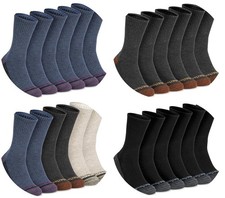 Timberland 6 Pair-Men's Comfort Crew-Arch Support-Padded-Moisture Control- 9-12 