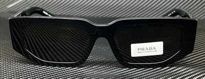 Chico PARADIS COULEUR ブラック PRADA PR 09ZS 1AB5S0 Black Grey Men's 54 mm Sunglasses