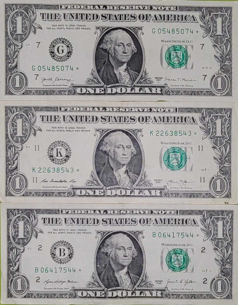 $1 Star Notes – U.S. Bills with a Star in the Serial Number | eBay