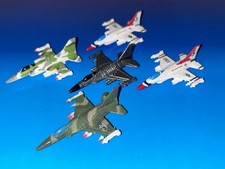 Micro Machines Military Lot X5 F-16 Fighting Falcon Fighter Viper Thunderbirds