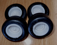Set 4 Goodyear Blue Streak Racing Tires Unpainted Steel Wheels 1969 Torino Cobra
