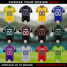 Customized Football Jersey With Name Number Logo, Gift For Fans S-5XL