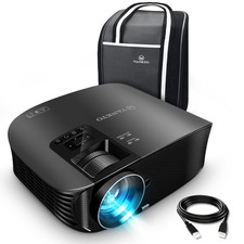 Vankyo HD Video Projector Support 1080P Smart LCD Home Theater Dual Speaker