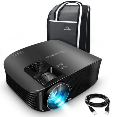 Vankyo HD Video Projector Support 1080P Smart LCD Home Theater Dual Speaker