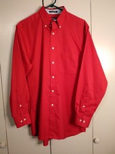 Chaps Men's Classic Fit Red 15-151/2 Dress Shirt (0608A3)