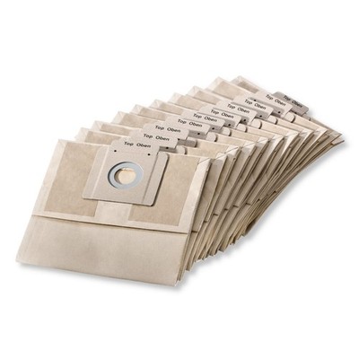 10 Original Kärcher Staubsaugerbeutel für BDS 43/180 C FULL Filter