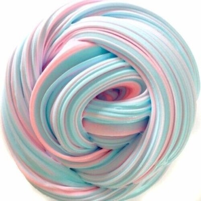 60ml Pink &   Fluffy Floam Slime Mud Toys Funny Gift Reduce Stress    YL #ea