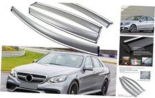 Wind Deflectors Rain Guards Compatible with Mercedes-Benz E-Class Sedan E350