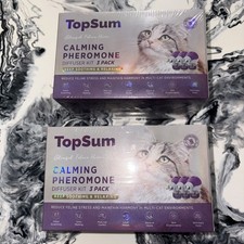 Topsum Cat Diffuser Plug In Kit Feline Calming Pheromone Kit 6 Diffusers