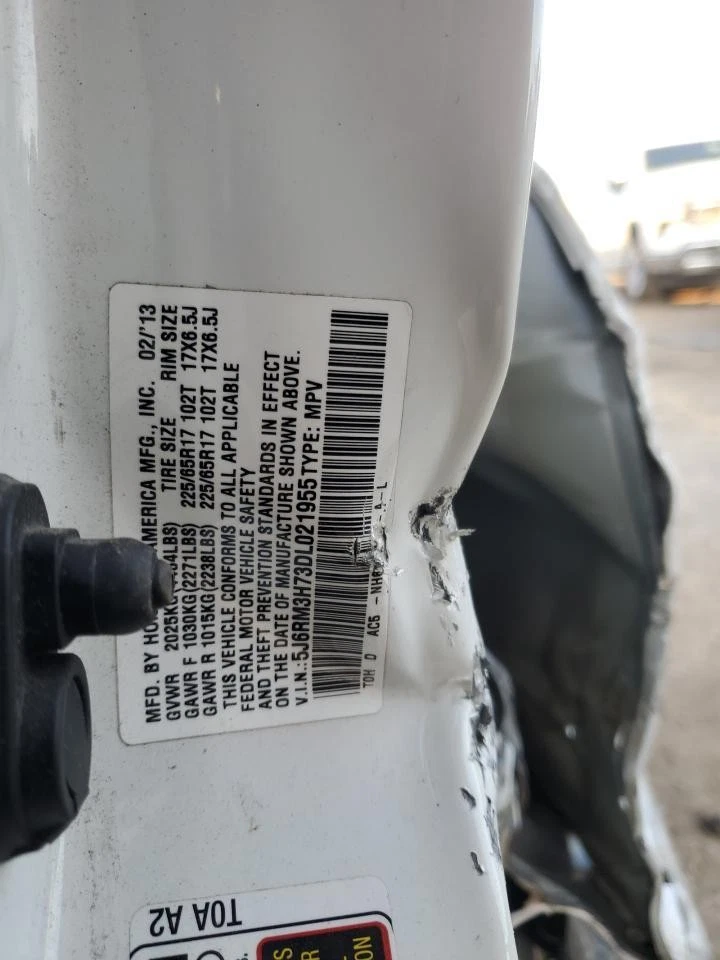 Used Hood fits: 2013 Honda Cr-v Grade C — 第 4/4 张图片