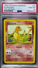 Pokemon TCG 1999 Base Set German Glumanda Charmander 1st Ed 46/102 PSA 10