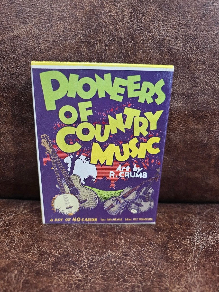 PIONEERS OF COUNTRY MUSIC 40 Card Set Yazoo Records 1st Printing R 