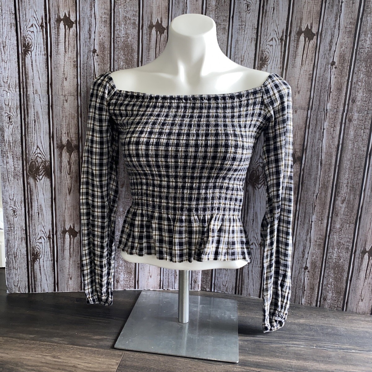 Puff Sleeve Off Shoulder Top Hollister Hollister Long Sleeve Off