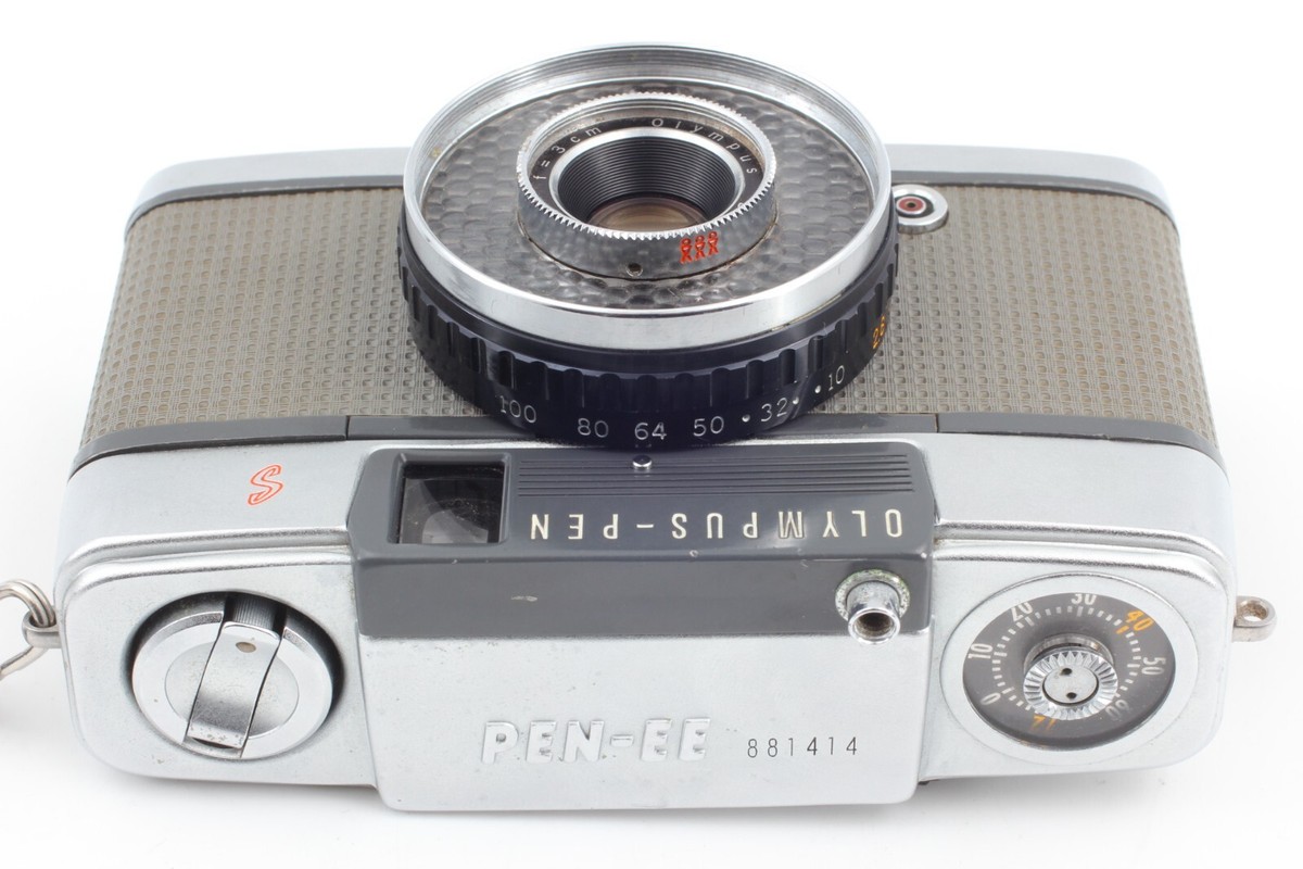 Exc+5 w/ Strap] Olympus Pen EEs f/2.8 3cm 30mm Half Frame
