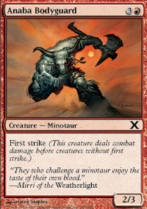 Anaba Bodyguard x4 - 10th Edition - NM-Mint, English - 10th Edition