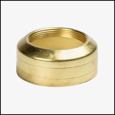 OIL LAMP BURNER COLLAR #2 Size. SOLID BRASS NEW REPLACEMENT