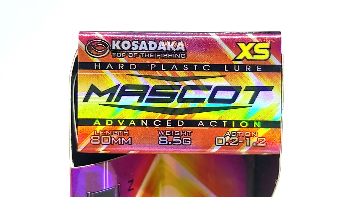 KOSADAKA MASCOT XS 80F FLOATING FISHING MINNOW BAIT LURE 80mm 8.5g DARK HUNTER