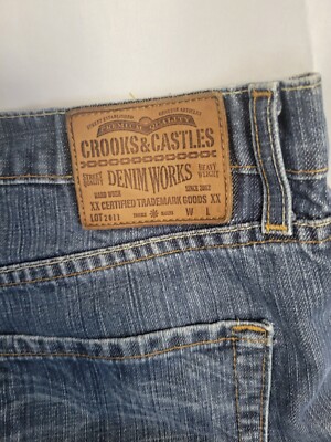 Crooks & Castle Denim Fit Work Jeans (Size 36 x 34) | eBay