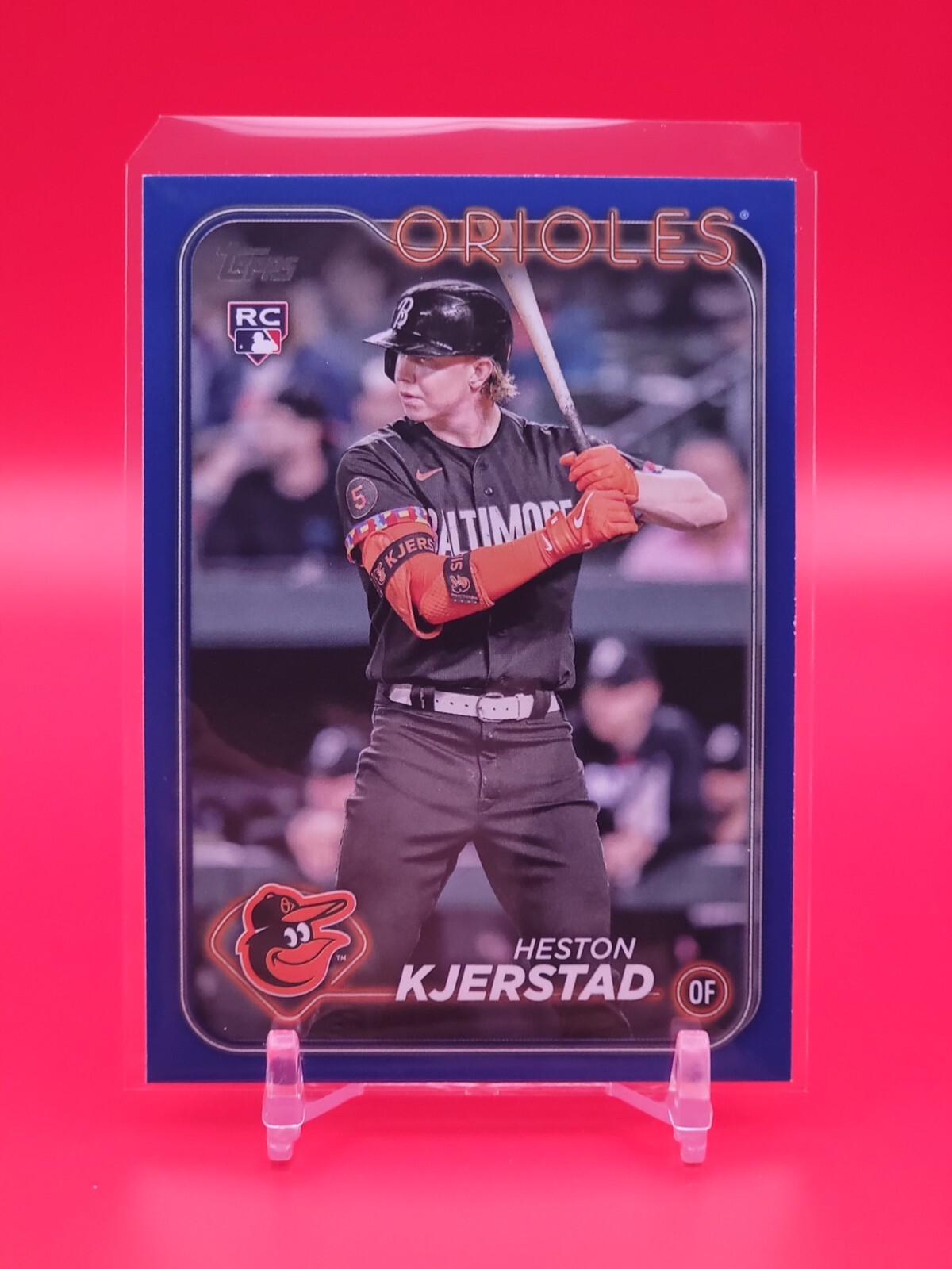 2024 Topps Series 2 Royal Blue #394 Heston Kjerstad (RC) Baltimore Orioles