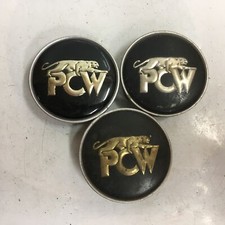 Set Of 3 Jaguar Center Caps Aft1282