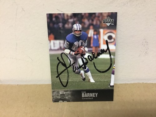 Lem Barney [Autograph] #AL-32 1997 Upper Deck Legends card