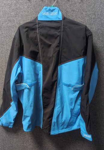 Galvin Green Lawrence Golf Full Zip Jacket Summer Sky Blue/blk UK L LN141 RR 02 - Picture 3 of 7