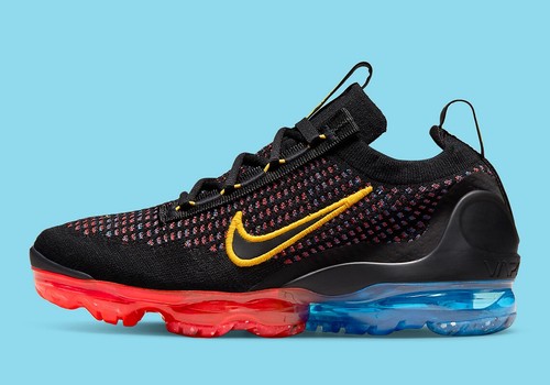 Nike Air Vapormax 2021 FK NN Shoes Black University Gold DV2118-001 Men's Sizes | eBay